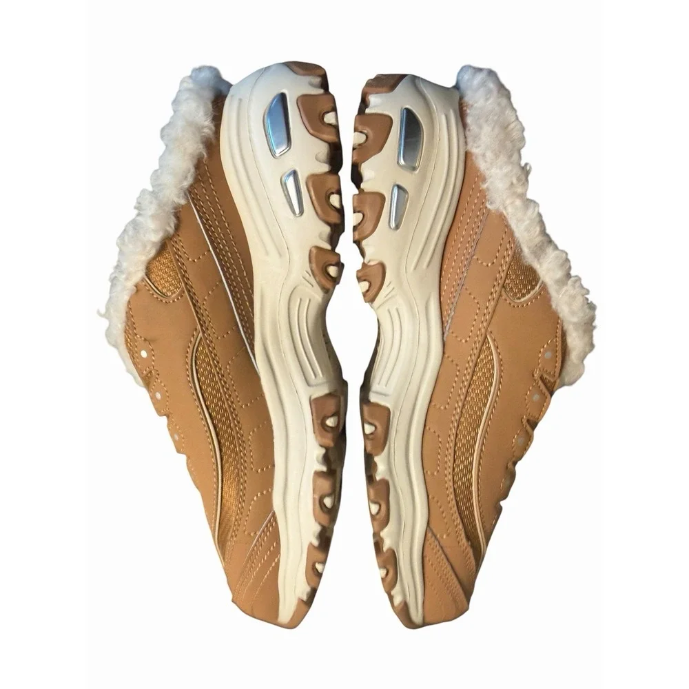 Skechers Women's D'Lites Comfy Step Slip-On Sneaker Style 149783 Sz 6.5 Chestnut